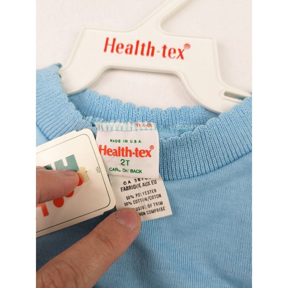Vintage Healthtex Blue Tee - Picture 2 of 3